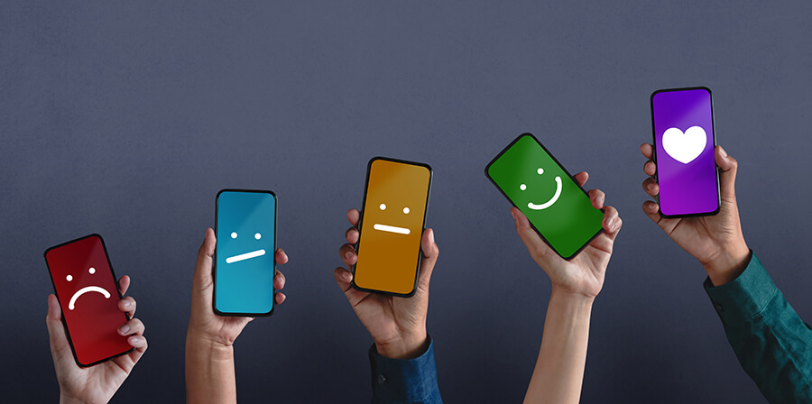 Happy mobile phones