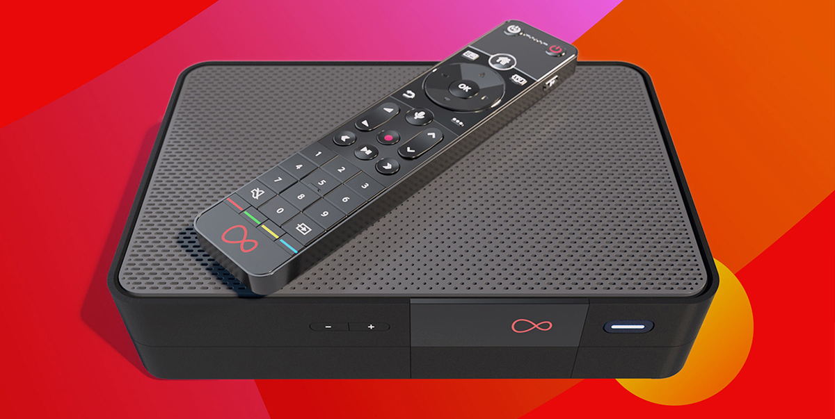 Image of Virgin Media TV 360 set-top box features